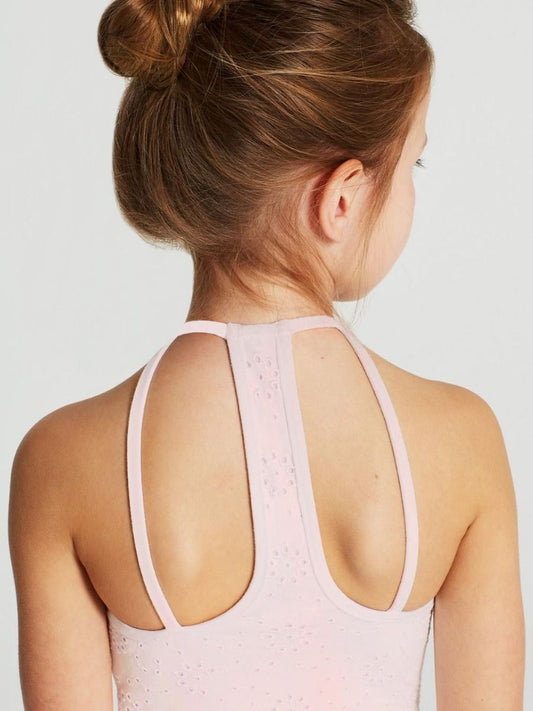 Eyelet Racer Back Leotard